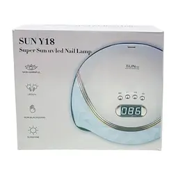 Лампа для манікюру SUN Y18 UV/LED з датчиком руху та цифровим дисплеєм 248 Вт Рожевий - мініатюра 4
