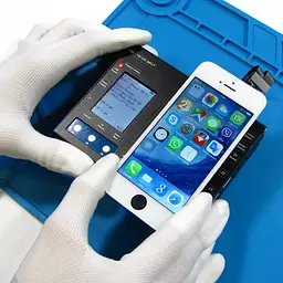 Дисплей для Apple iPhone 5 з білим тачскрином HC - мініатюра 2