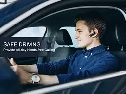 Бездротова гарнітура Bluetooth навушник вкладиш New Bee LC-B45C з активним шумозаглушенням + кейс-чохол Чорний - мініатюра 8
