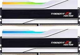 Модуль пам'яті G.Skill DDR5 32GB (2x16) Trident Z5 Neo 6000Mhz RGB White AMD EXPO CL30-36-36-96 1.35V (F5-6000J3036F16GX2-TZ5NRW)