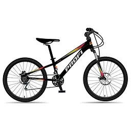 Велосипед гірський двоколісний однопідвісний алюмінієвий Profi MTB2601 26 дюймів рама 13" Чорний