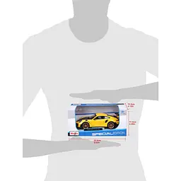Ігрова автомодель Maisto Porsche 911 GT2 RS 1:24 (31523 yellow) - мініатюра 16