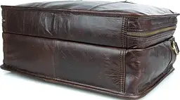 Сумка 14539 із натуральної шкіри Vintage коричнева - мініатюра 5
