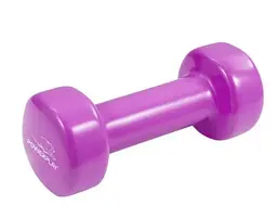 Гантелі вінілові PowerPlay 4125 Achilles 2*0,5 кг Рожеві 2 шт (PP_4125_0.5kg_2in) - мініатюра 2