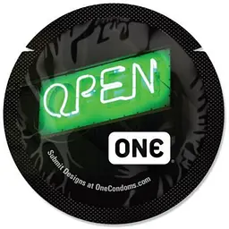 Презервативи One Glowing Pleasure світиться в темряві 3 шт. (ROZ6400230311) - мініатюра 5