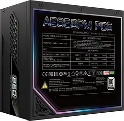 Блок живлення 850 Вт, AORUS ELITE P850 W, Black, модульний Gigabyte teh0028988 - мініатюра 4