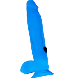 Фалоімітатор, що світиться в темряві LoveToy Lumino Play Dildo 10, 37х3.8 см - мініатюра 2