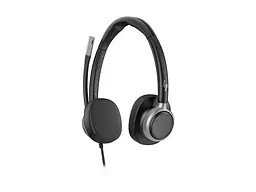 Навушники з мікрофоном HP Poly Mission 625 стерео проводная USB-гарнитура (C01C6AA) - мініатюра 2
