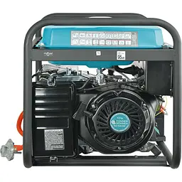 Генератор Синхронний KonnerSohnen KS 7000E G, 230В, 5.5кВт, електростартер, 77.2кг / 5000 Вт / Газ + бензин (KS7000EG) - мініатюра 5