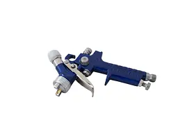 Пневматичний фарбопульт HVLP Intertool 125 мл x 1.0 мм верхній бак - мініатюра 2