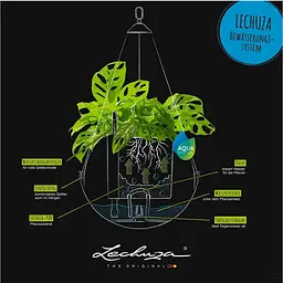 Вазон Lechuza Bola Color 32 пісочно-коричневий (16866) - мініатюра 5