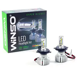 Автолампа Winso LED H4 12/24V 60W 8000Lm 6500К ZES Chip, 2шт(798400)