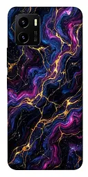 TPU чохол Demsky Purple space marble для Vivo Y15s