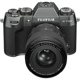 Бездзеркальний фотоапарат Fujifilm X-T50 Kit XF 16-50mm f/2.8-4.8 R LM WR Charcoal Silver (16828650) [172737] - мініатюра 2