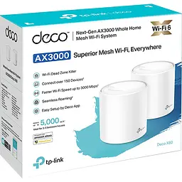 Маршрутизатор TP-Link Deco X60 2-pack - мініатюра 6