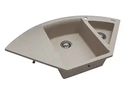 Кухонна мийка Miraggio EUROPE sand (0000016) Граніт, Врізна, Пісочний - мініатюра 3
