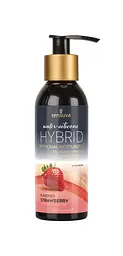 Лубрикант Sensuva Hybrid Strawberry - водно-силіконова для оральних ласок, 125 мл