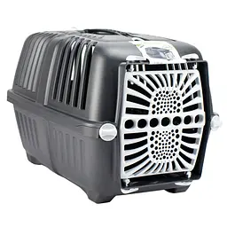 Переноска для собак та котів MPS Eco Pratiko 2 чорна до 15 кг 55x36x36 см