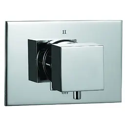 Запірно перемикаючий вентиль Jaquar Kubix KUB-CHR-35287, Хром