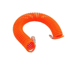 Шланг пневматичний високого тиску пластиковий спіральний Intertool 10 м PT-1704