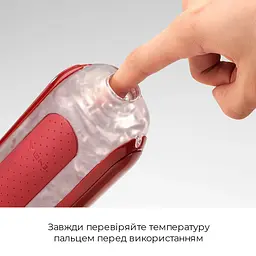 Набір мастурбатора із нагрівачем Tenga Flip Zero Red + Flip Warmer