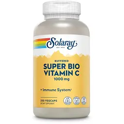 Вітаміни та мінерали Solaray Super Bio Vitamin C Timed Release, 250 вегакапсул