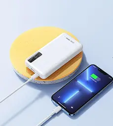 Зовнішній акумулятор Remax RPP-316 Noah Series 20W + 22.5W 20000 mAh білий - мініатюра 2