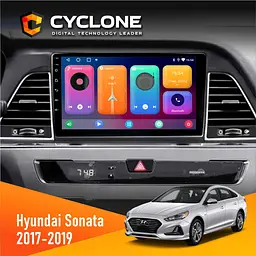 Штатна магнітола Hyundai Sonata 2017-2019 CAN Cyclone C9-001 2x32 CPL Cyclone (НФ-00003061)