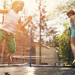 Батут Jumi Motion Sport Line 10ft (305см) з внутрішньою сіткою синій - мініатюра 4