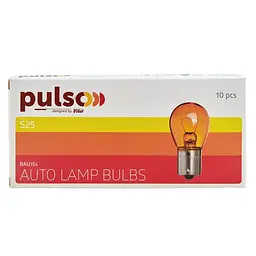Лампа PULSO/габаритна S25/BAU15s/P21W 12В/21Вт amber/поворот/1 конт