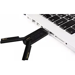 Мережевий адаптер USB 3.0 Fenvi FU-AXE5400, Black, WiFi 6E, до 2400 Мбіт/с, RTL8832CU, підставка з роз'ємом USB 3.0 - мініатюра 2