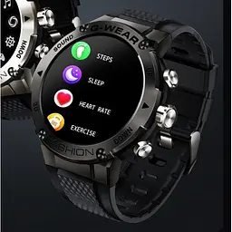 Розумний наручний смарт годинник Smart Sport G-Wear (Black) - мініатюра 6
