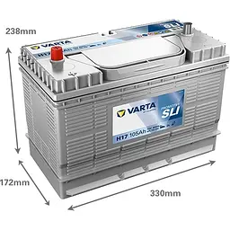 Акумулятор Varta Promotive SLI 12В 105Аг 800А (EN) L+ (605102080) - мініатюра 2