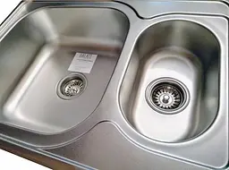 Кухонна мийка Romzha Fifika 1.5C Satin RO44013, Сірий - мініатюра 9