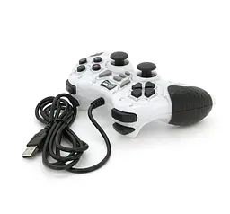 Геймпад джойстик Microkingdom 8700 DoubleShock USB White - мініатюра 3