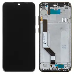 Дисплей Xiaomi Redmi Note 7, Redmi Note 7 Pro, чорний, з рамкою, High , M1901F7G, M1901F7H, M1901F7I