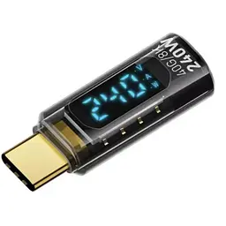 Перехідник USB-C M to USB-C F 40Gbps 240W 8K with display XoKo (AC-240TCС)