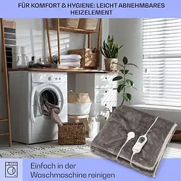 Електрична ковдра Klarstein Dr. Watson SuperSoft (10033005) - мініатюра 3