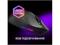 Миша Lorgar MSA10W Black (LRG-MSA10W-BK) - мініатюра 7