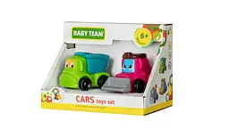 Набір іграшок Baby Team Машинки з самоскидом 2 шт. (8603_набір з самоскидом) - мініатюра 3