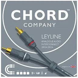 Межблочный аудиокабель 2xRCA-2xRCA CHORD Leyline LEY010 1m - мініатюра 2