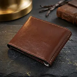 Чоловічий затиск для грошей Grande Pelle 11522 коричневий - мініатюра 3
