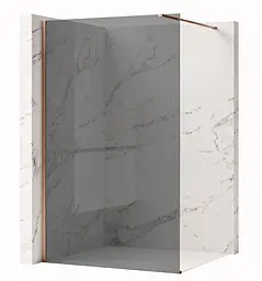 Душова стінка Rea Flexi 120x195 см grey brushed copper KPL-K99382