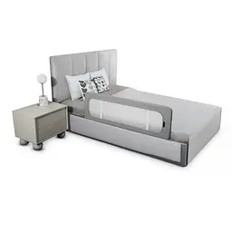 Захисна бар'єрка для ліжка Kinderkraft Guard and Dream Grey (KAGUDR00LGR0000) - мініатюра 8