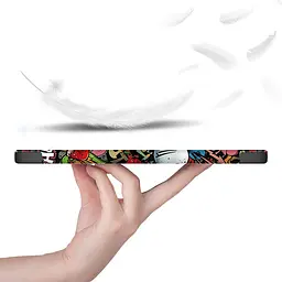 Чохол-книжка BeCover Flexible TPU Mate для Samsung Galaxy Tab S9 (SM-X710/SM-X716)/S9 FE (SM-X510/SM-X516B) Graffiti (712534) - мініатюра 7