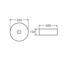 Раковина накладна Mixxus Premium Topper-0101 (MP6489) - мініатюра 3