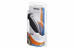 Moser Машинка для стрижки тварин WAHL Pocket Pro Deluxe, 2хАА, насадок-2, сталь, чорно-сріблястий - мініатюра 4