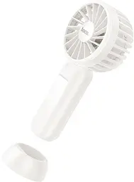 Вентилятор портативний Hoco HX60 Nimble portable handheld fan white - мініатюра 3