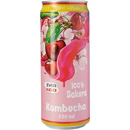 Комбуча Ever Aid Sakura 100% 0.33 л