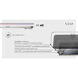 Захисне скло iLera DeLuxe Incognito Glass для Apple iPhone 17 Pro Max (ILInDL17PrMx) [144430] - мініатюра 7
